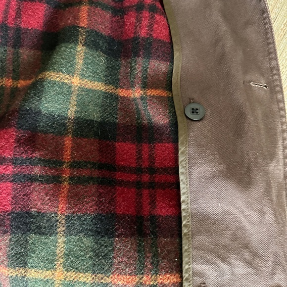 Vintage LL Bean Barn Coat Oversized Chore Jacket Detachable Wool Lined XL Tall - Picture 6 of 16